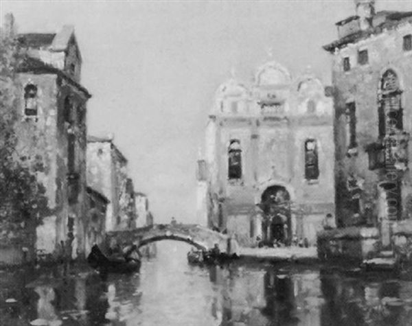 San Giovanni E Paolo - Venise Oil Painting by Maurice Bompard