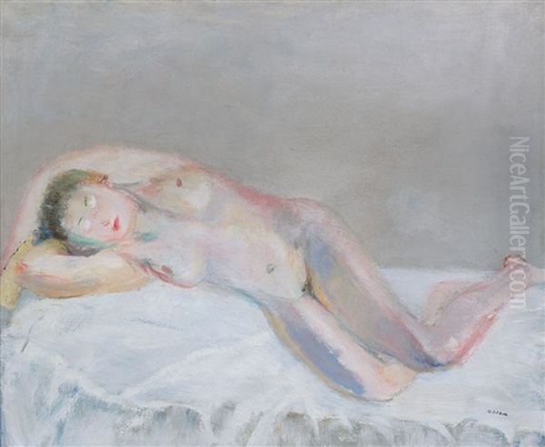 Nudo Chiaro Oil Painting by Angelo Del Bon