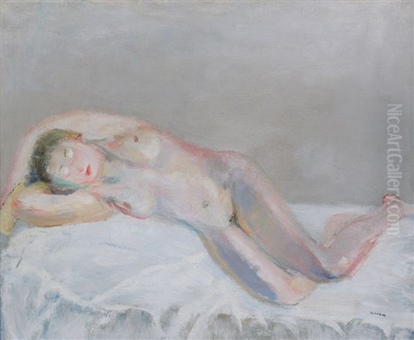 Nudo Chiaro Oil Painting by Angelo Del Bon