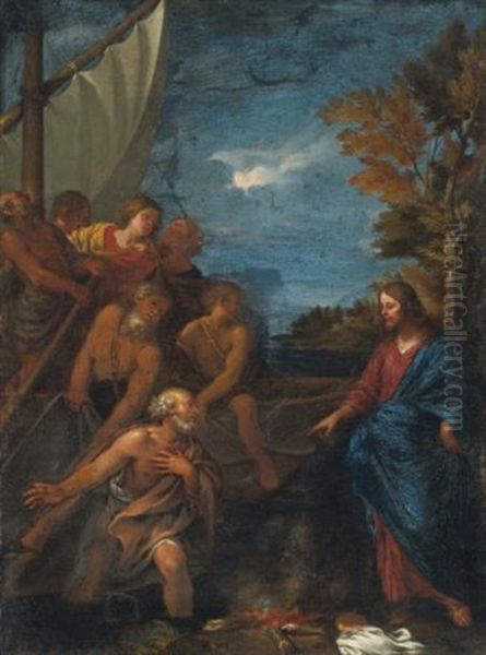 The Third Appearance Of Christ Oil Painting by Giovanni Bonatti