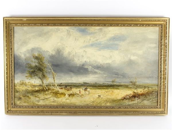 East Anglian Landscape Oil Painting by William Joseph J. C. Bond