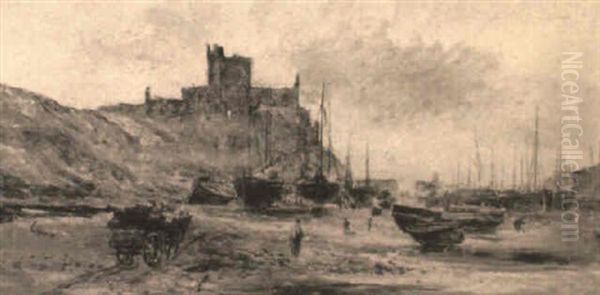 Peel Castle Oil Painting by William Joseph J. C. Bond