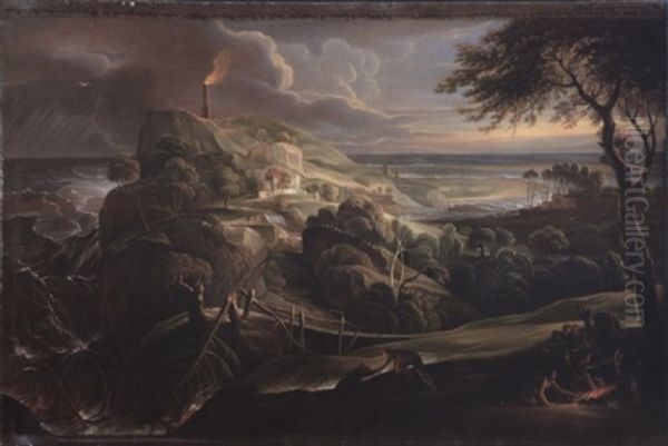 The Shipwreck Of Aeneas by Henry Bone