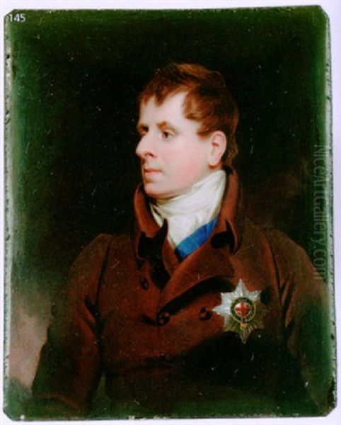 George Granville Leveson-gower, Second Marquess Of Stafford Oil Painting by Henry Bone