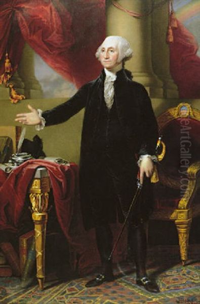 George Washington Oil Painting by Henry Bone