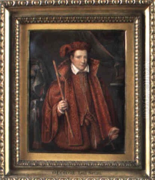 Portrait Of George Seton, 5th Lord Seton Oil Painting by Henry Bone