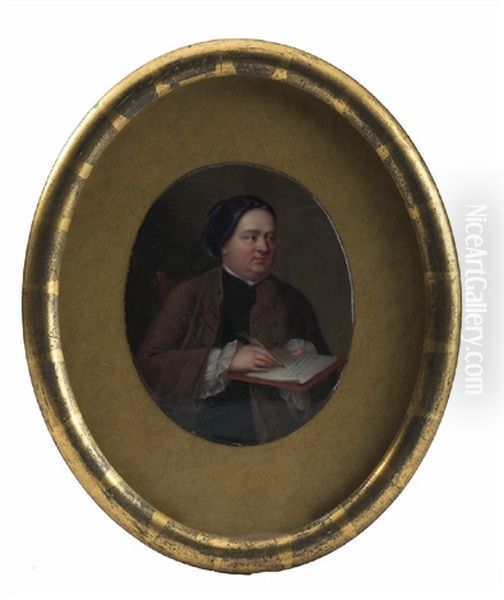 Portrait Of Samuel Richardson Oil Painting by Henry-Pierce Bone