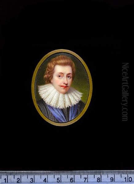 George Villiers, Duke Of Buckingham Oil Painting by Henry-Pierce Bone