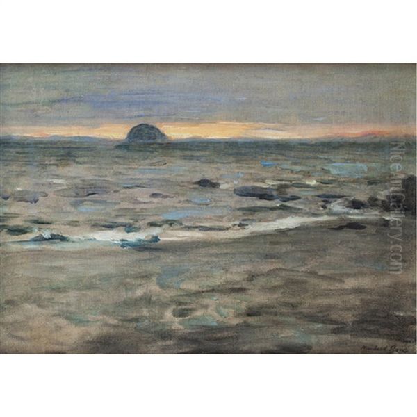 Ailsa Craig Oil Painting by Muirhead Bone