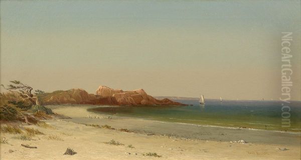 Sandy Beach, Cohasset, Massachusetts Oil Painting by William van de Bonfield