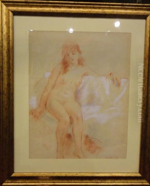 Nudo Oil Painting by Ambrogio Antonio Alciati