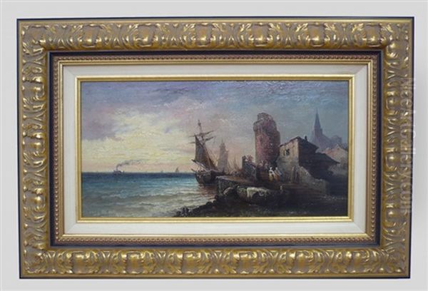 Bord De Mer Oil Painting by Ferdinand Bonheur