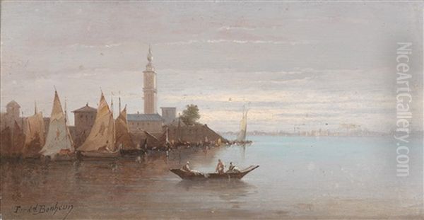 Blick Auf Das Konvent Der Armenier Oil Painting by Ferdinand Bonheur