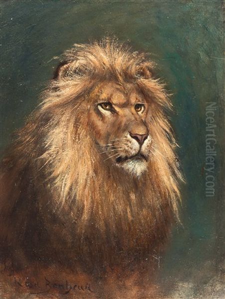 Lowenkopf Oil Painting by Rosa Bonheur