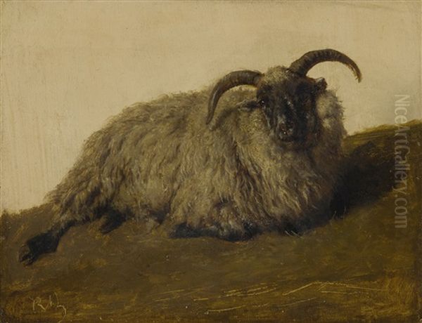 Le Merinos Oil Painting by Rosa Bonheur