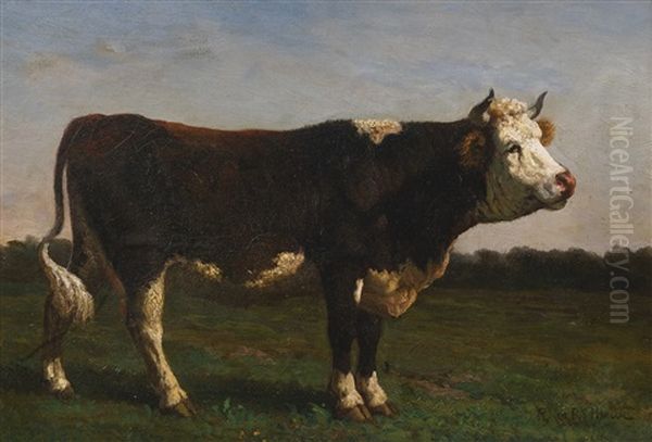 King Of The Herd Oil Painting by Rosa Bonheur