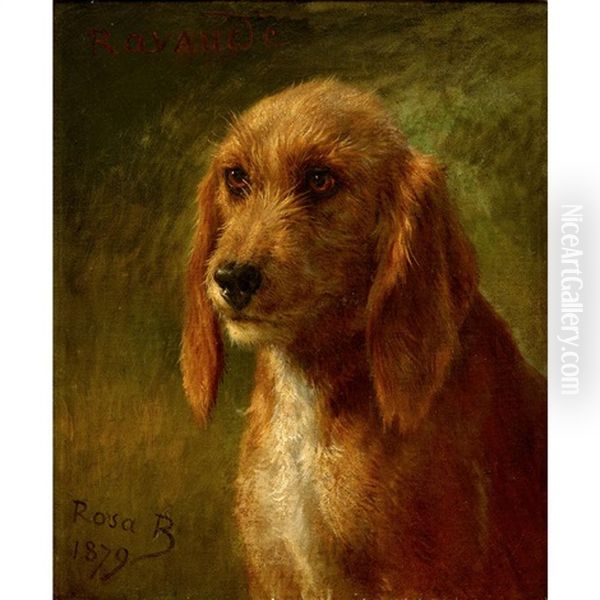 Ravaude Oil Painting by Rosa Bonheur