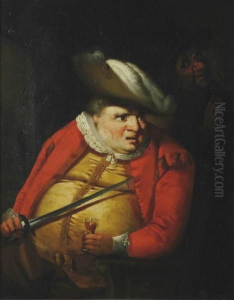 Fatstaff Oil Painting by Edward Alcock