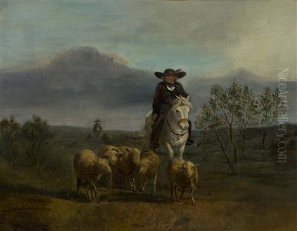 A Shepard And His Flock by Rosa Bonheur