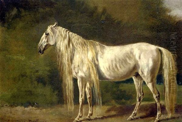 Le Cheval Blanc Oil Painting by Rosa Bonheur