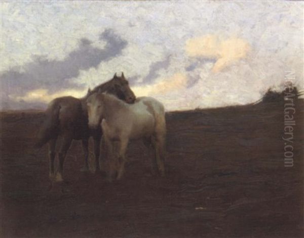 Chevaux Oil Painting by Rosa Bonheur