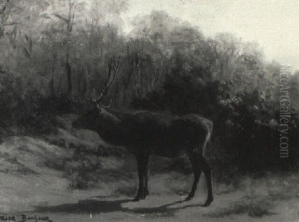 Un Cerf Dans La Foret Oil Painting by Rosa Bonheur