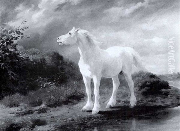 The White Horse Oil Painting by Rosa Bonheur