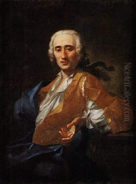 Ritratto Di Nobiluomo Oil Painting by Giuseppe Bonito