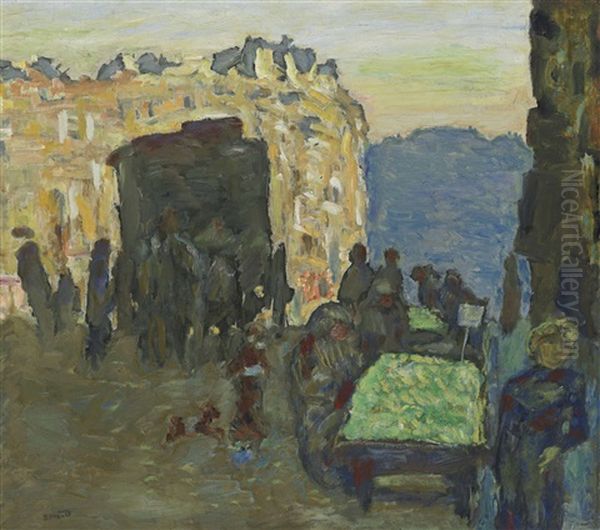 La Marchande Des Quatre-saisons Oil Painting by Pierre Bonnard