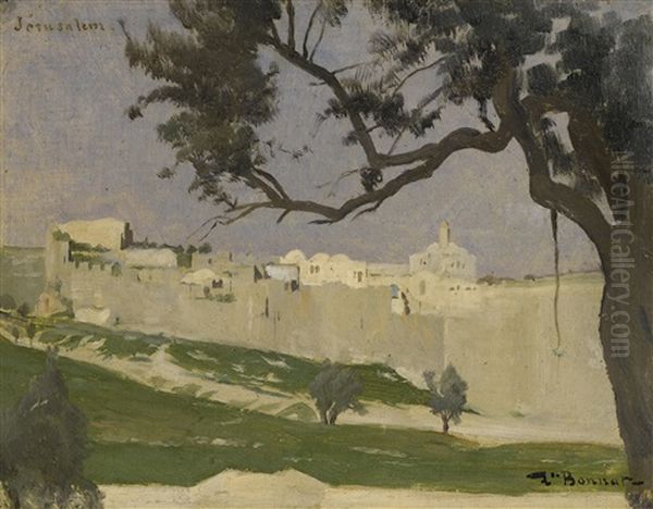 View Of Jerusalem Oil Painting by Leon Bonnat