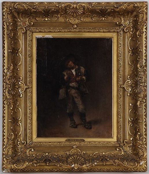 Le Jeune Garcon Oil Painting by Leon Bonnat