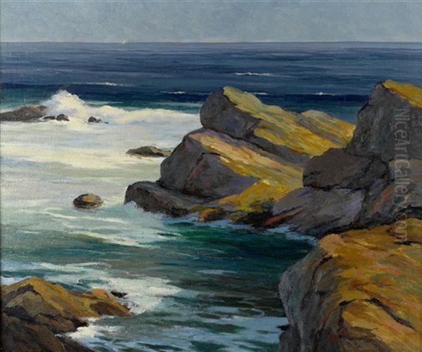 Ogunquit, Maine Oil Painting by Leon Durand Bonnet