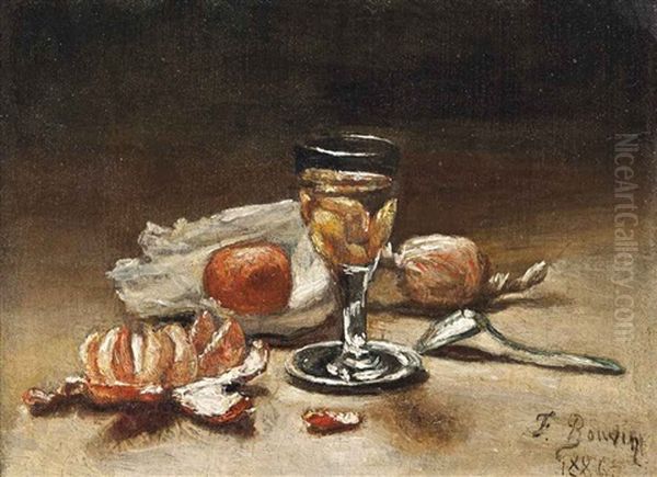 Preparing An Orange Liqueur Oil Painting by Francois Bonvin