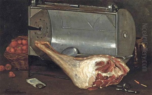 Cuisse D'agneau Oil Painting by Francois Bonvin