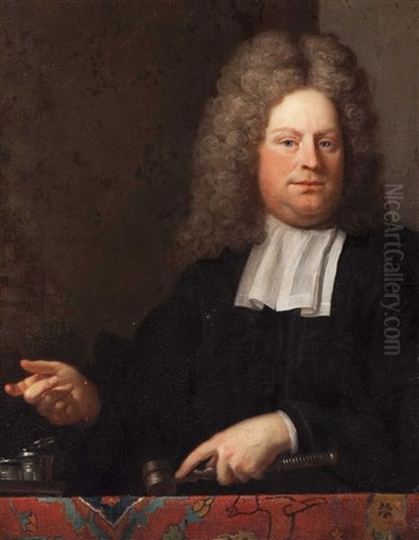 Portrait Of A Judge Oil Painting by Arnold Boonen