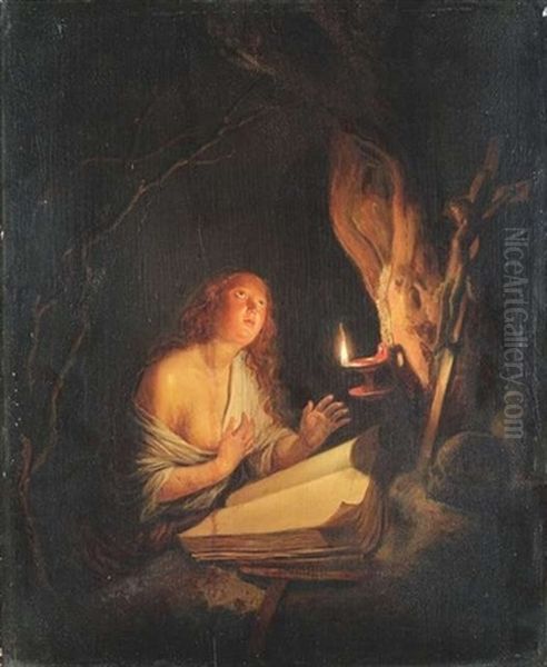 Die Busende Maria Magdalena Oil Painting by Arnold Boonen