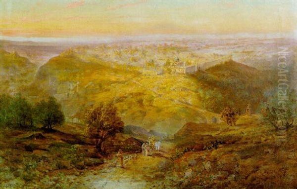 Jerusalem Oil Painting by Samuel Lawson Booth