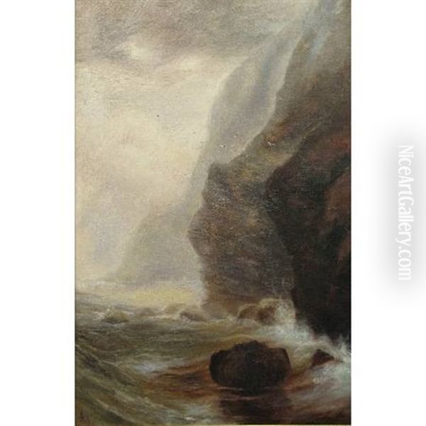 Near Flamborough Oil Painting by Frederick William Booty