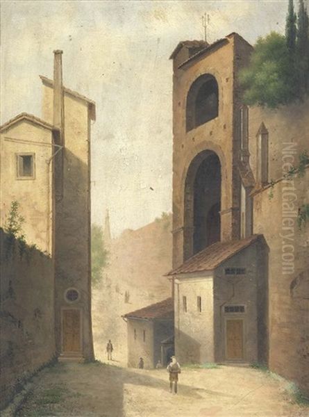 Porta Pinti, Firenze Oil Painting by Fabio Borbottoni