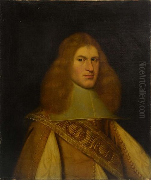 Portrait Of A Gentleman, Oil Painting by Gerard ter Borch the Younger