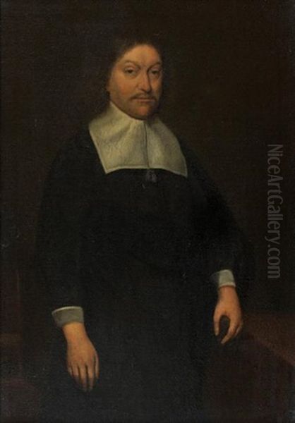 Portrait D'homme A La Collerette Oil Painting by Gerard ter Borch the Younger