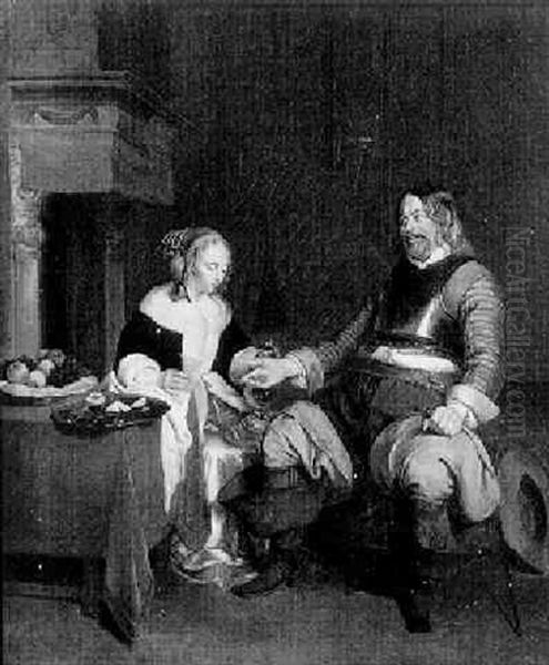 The Gallant by Gerard ter Borch the Younger