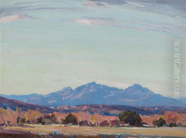 Ojai Valley Oil Painting by Carl Oscar Borg