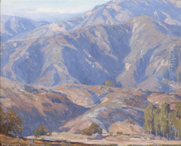 California Hills Oil Painting by Carl Oscar Borg