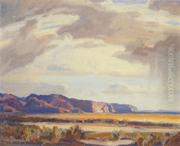 The Painted Desert Oil Painting by Carl Oscar Borg