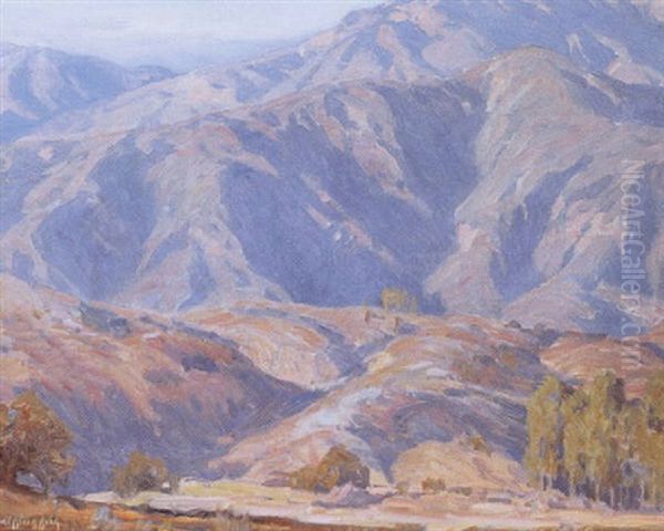 California Hills Oil Painting by Carl Oscar Borg