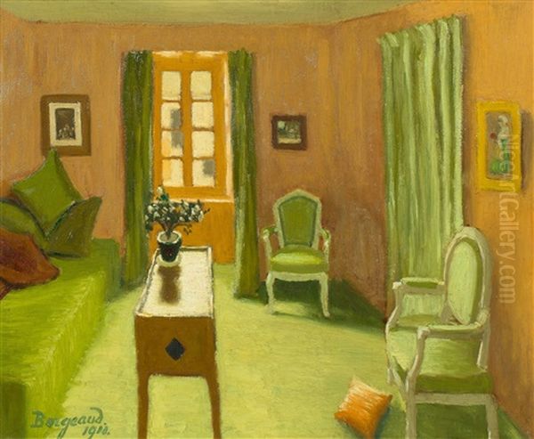 La Chambre Verte Oil Painting by Marius Borgeaud