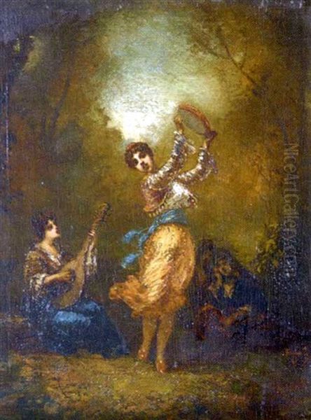 La Danse Orientale Oil Painting by Frederic Borgella