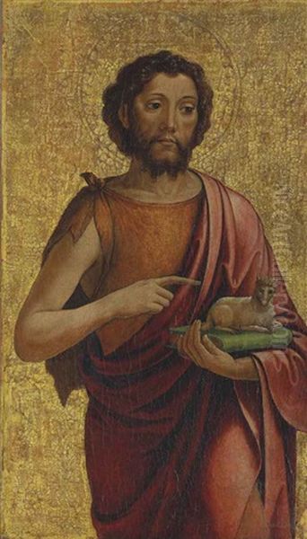 Saint John The Baptist Oil Painting by Juan de Borgona the Elder