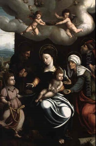 Le Couronnement De La Vierge Oil Painting by Juan de Borgona the Elder